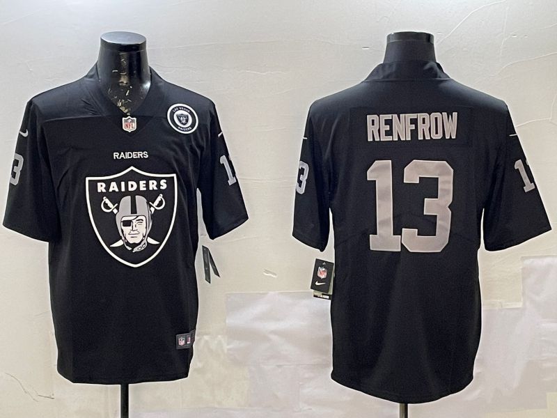 Men Oakland Raiders #13 Renfrow Black Nike Team Logo 2025 NFL Jersey style 2->oakland raiders->NFL Jersey